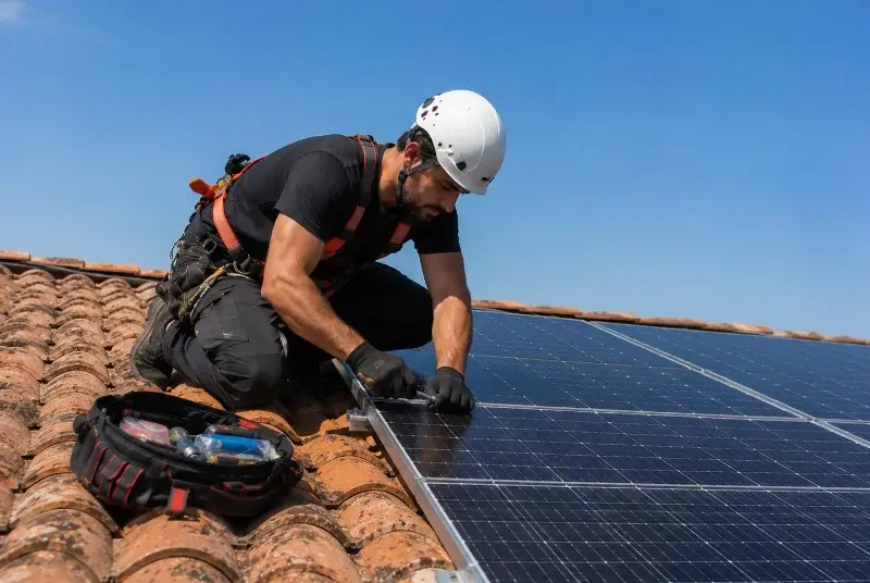 Maintenance et monitoring de panneaux solaires à Gabaston