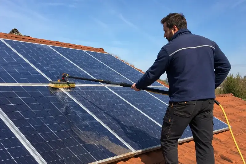 Nettoyage et entretien de panneaux solaires à Gabaston